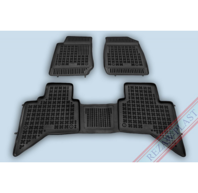 Alfombrillas Goma Negra Isuzu D-Max Ii Desde 2012 3-Piezas