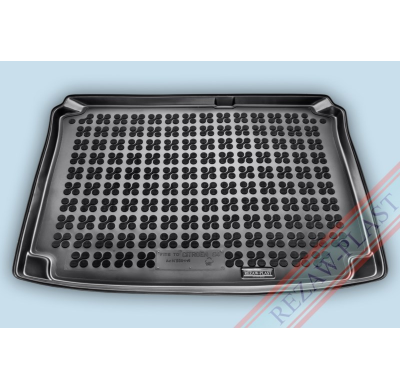 Alfombra / Cubeta De Maletero En Goma Negra Citroen C4 3p Y 5p - 2004 - 2010