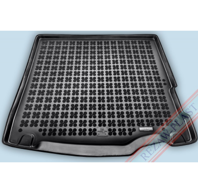 Alfombra / Cubeta De Maletero En Goma Negra Ford Mondeo Station Wagon Con Rueda De Repuesto De Tamaño Normal - 2007-2013