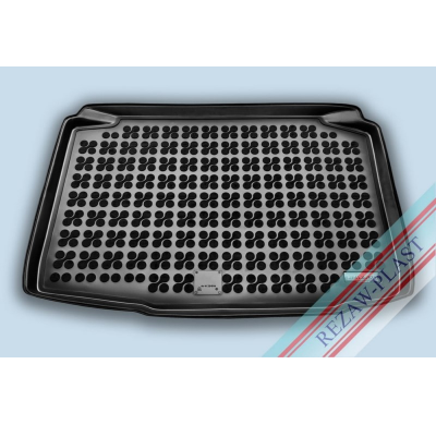 Alfombra / Cubeta De Maletero En Goma Negra Skoda Fabia Hatchback - Desde    2007