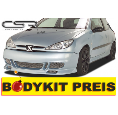 KIT CARROCERIA Peugeot 206 Kit carroceria (P. Delantero, P. Trasero, Taloneras, *Otros (*Consultar) ) Referencias incluidas FSK0