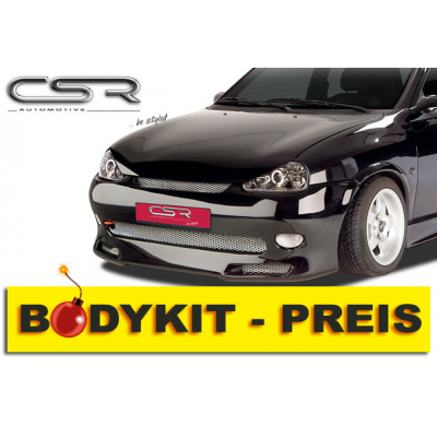 KIT CARROCERIA Opel Corsa B Kit carroceria (P. Delantero, P. Trasero, Taloneras, *Otros (*Consultar) ) Referencias incluidas FSK