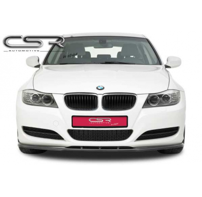 Spoiler añadido delantero Negro brillante BMW 3er E90 LCI, E91 LCI CSL003-G