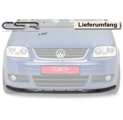 Spoiler añadido delantero Negro brillante VW Touran 1T CSL005-G