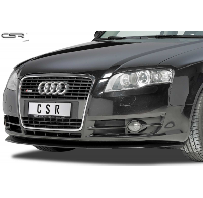 Spoiler añadido delantero Negro brillante Audi A4 B7 CSL009B-G