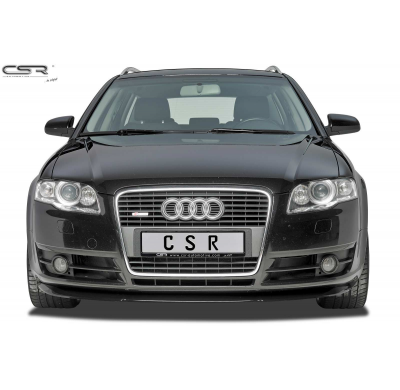 Spoiler añadido delantero Negro brillante Audi A4 B7 CSL009B-G