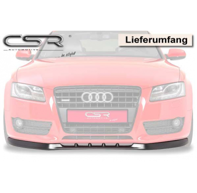 Spoiler añadido delantero imitacion carbono Audi A5 CSL010-C