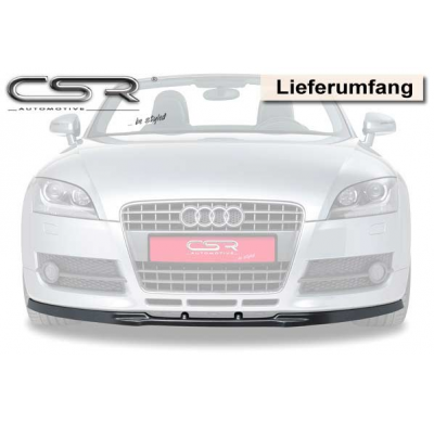Spoiler añadido delantero Negro brillante Audi TT 8J CSL012-G