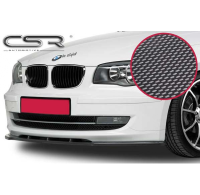 Añadido paragolpes BMW 1er E81/E87 2007-2011 Todos modelos menos M-Paket ABS Look carbono