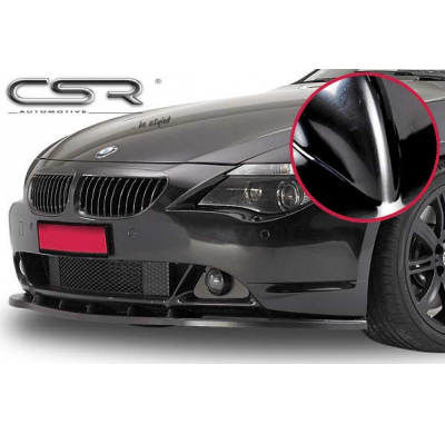 Spoiler añadido delantero Negro brillante BMW 6er E63/E64 CSL017-G