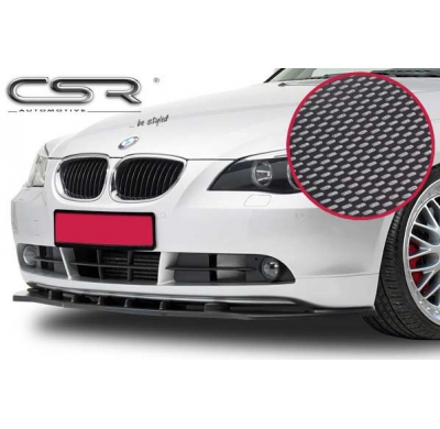 Spoiler añadido delantero imitacion carbono BMW 5er E60/61 CSL018-C