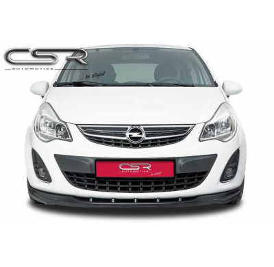 Spoiler añadido delantero imitacion carbono Opel Corsa D CSL021-C