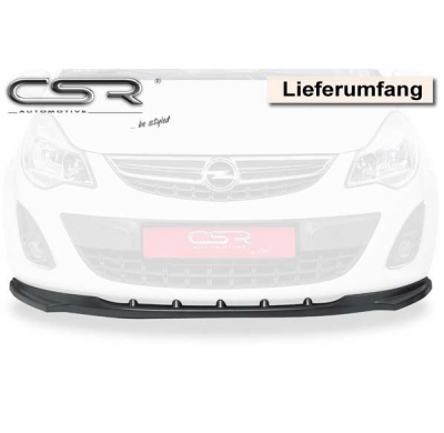 Spoiler añadido delantero imitacion carbono Opel Corsa D CSL021-C