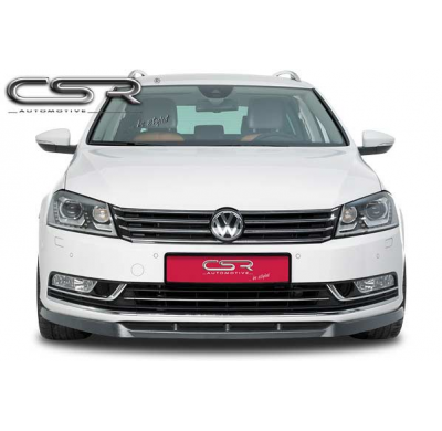 Spoiler añadido delantero Negro brillante VW Passat 3C B7 CSL039-G