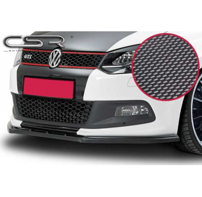 Añadido paragolpes VW  Polo 6R Desde 2009 Solo GTI ABS Look carbono