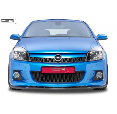 Spoiler añadido delantero Negro brillantes Opel Astra H OPC CSL056-G