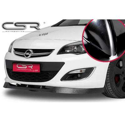 Spoiler añadido delantero Negro brillante Opel Astra J CSL064-G
