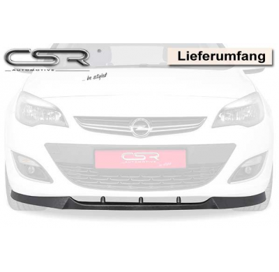 Spoiler añadido delantero imitacion carbono Opel Astra J CSL064-C