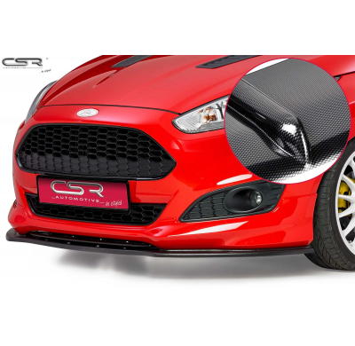 Spoiler añadido delantero imitacion carbono Ford Fiesta MK7 CSL098-C