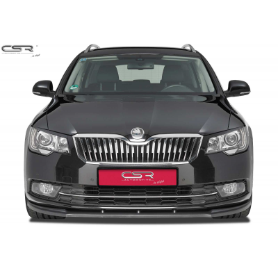 Spoiler añadido delantero imitacion carbono Skoda Superb II CSL101-C