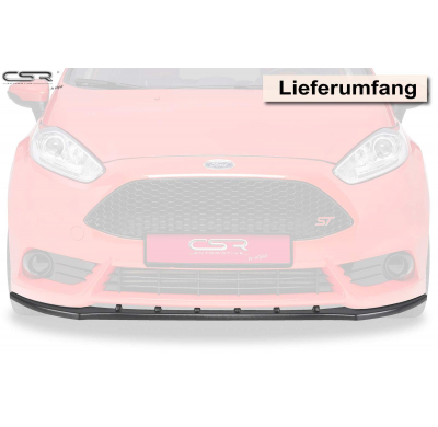 Spoiler añadido delantero imitacion carbono Ford Fiesta MK7 CSL104-C