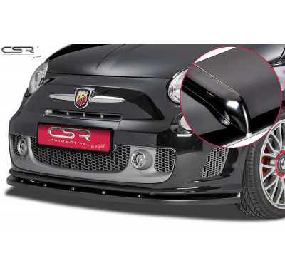 Spoiler añadido delantero Negro brillante Fiat 500 Abarth CSL120-G