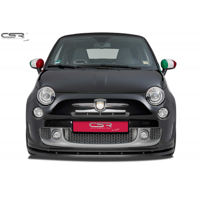 Spoiler añadido delantero imitacion carbono Fiat 500 Abarth CSL120-C