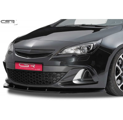 Spoiler añadido delantero Negro brillante Opel Astra J OPC / GTC CSL130-G