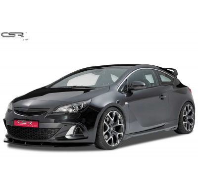 Spoiler añadido delantero Negro brillante Opel Astra J OPC / GTC CSL130-G