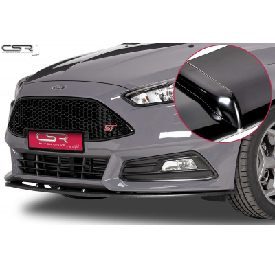 Spoiler añadido delantero Negro brillante Ford Focus 3 ST CSL132-G
