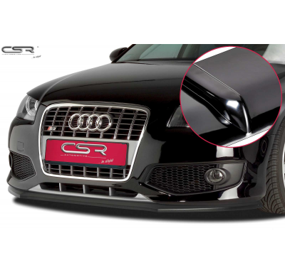 Spoiler añadido delantero Negro brillante Audi S3 8V Sportback CSL144-G