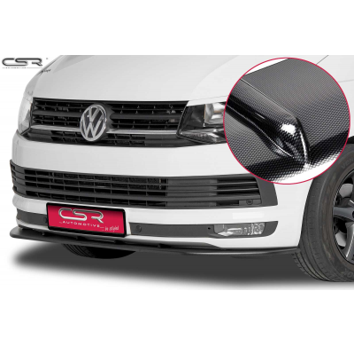 Spoiler añadido delantero imitacion carbono VW T6 Bus CSL148-C