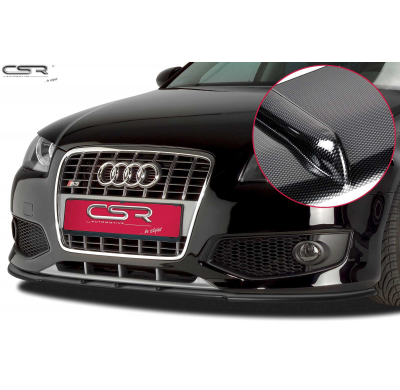 Spoiler añadido delantero imitacion carbono Audi S3 8P CSL162-C