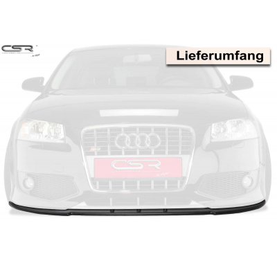 Spoiler añadido delantero imitacion carbono Audi S3 8P CSL162-C