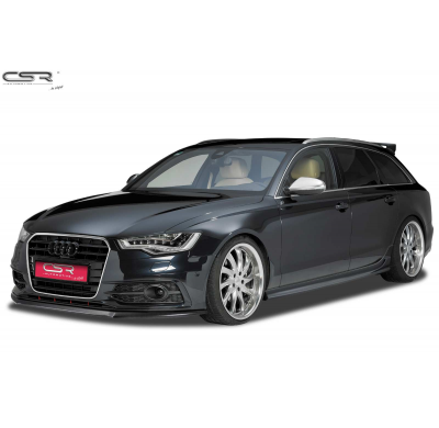 Spoiler añadido delantero imitacion carbono Audi A6 C7 S-Line CSL164-C