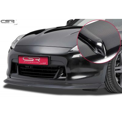 Spoiler añadido delantero imitacion carbono Nissan 370Z Z34 CSL166-C