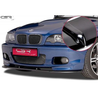 Spoiler añadido delantero Negro brillante BMW 3er E46 CSL173-G