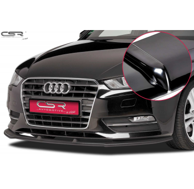 Spoiler añadido delantero Negro brillante Audi A3 8V CSL179-G