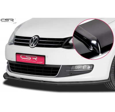 Spoiler añadido delantero Negro brillante VW Sharan II CSL184-G
