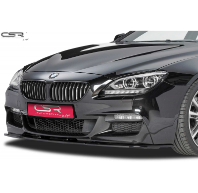Spoiler añadido delantero Negro brillante BMW 6er F06 / F12 / F13 CSL192-G