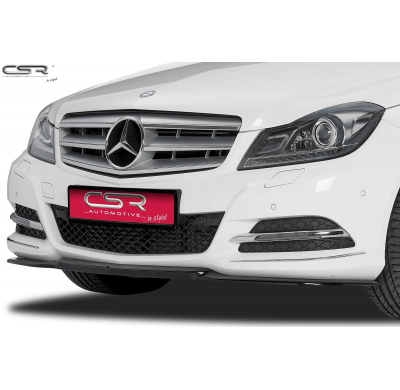 Spoiler añadido delantero Negro brillante Mercedes W204/S204/C204 CSL195-G