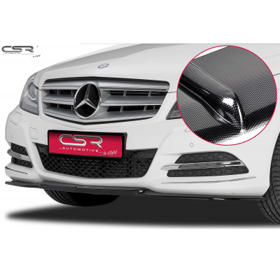 Spoiler añadido delantero imitacion carbono Mercedes W204/S204/C204 CSL195-C