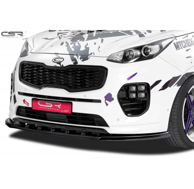 Spoiler añadido delantero Negro brillante Kia Sportage QL CSL200-G