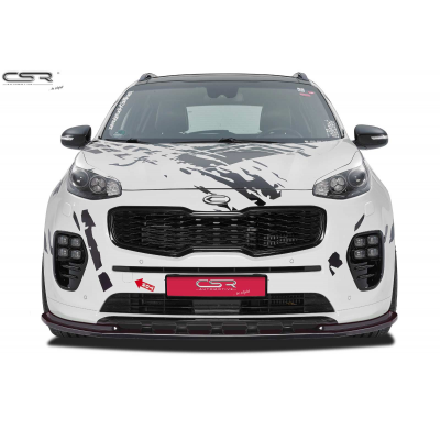 Spoiler añadido delantero Negro brillante Kia Sportage QL CSL200-G