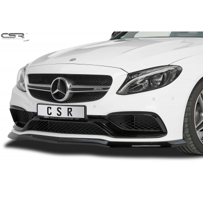 Spoiler añadido delantero Negro brillante Mercedes C-Klasse 205 C63 CSL201-G