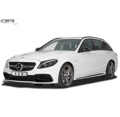 Spoiler añadido delantero Negro brillante Mercedes C-Klasse 205 C63 CSL201-G