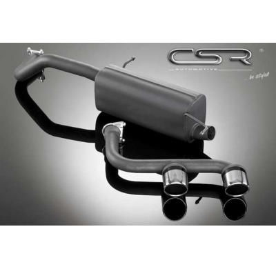 Spoiler trasero + escape Audi A1 PS026