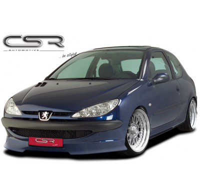 AÑADIDO PARAGOLPES DELANTERO FIBRA VIDRIO Peugeot 206 AÑO 1999-2003  Limo/CC/SW