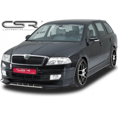 AÑADIDO PARAGOLPES DELANTERO FIBRA VIDRIO Skoda Octavia II 1Z AÑO 2004-2009