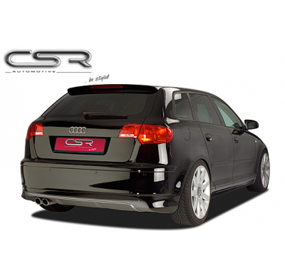 AÑADIDO PARAGOLPES TRASERO FIBERFLEX Audi  A3 8PA  AÑO 09/04-4/08  Sportback 5puertas